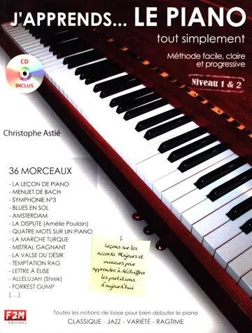 Couverture de J'apprends le piano tout simplement